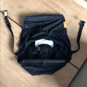 Binxy baby shopping cart hammock (black)